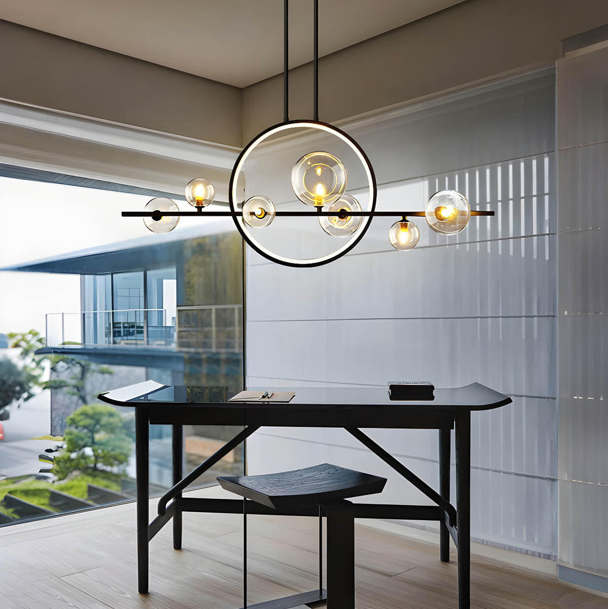 LumaSphere - Elegant Glass Ball Chandelier
