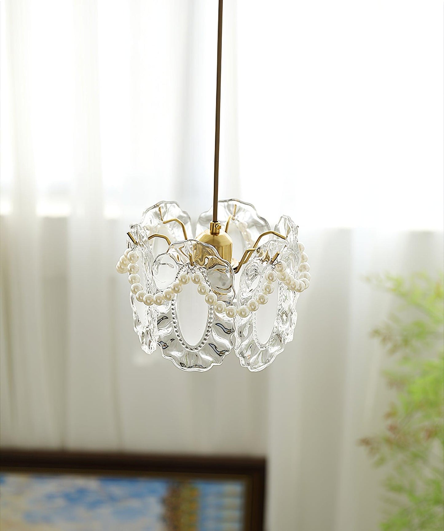 Lumiéra - Floral Glass Pendant Light