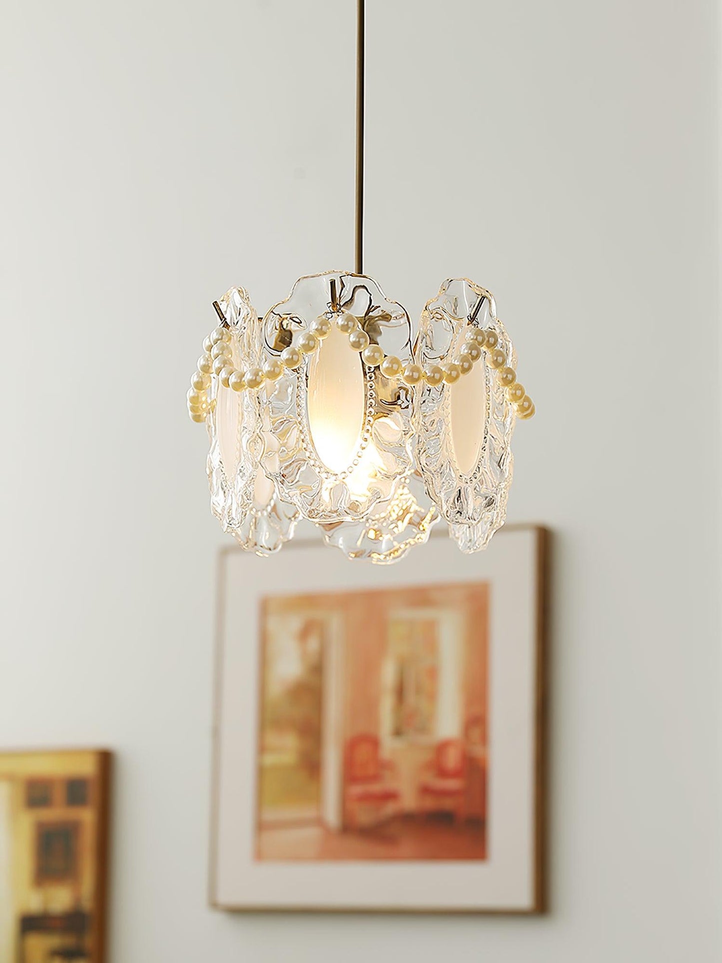 Lumiéra - Floral Glass Pendant Light