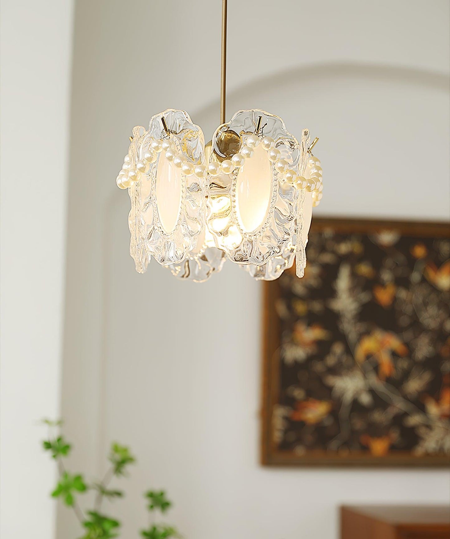 Lumiéra - Floral Glass Pendant Light