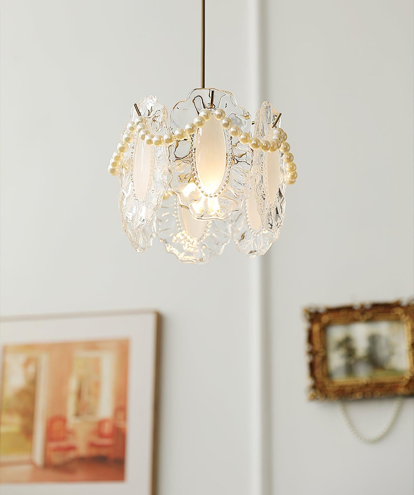 Lumiéra - Floral Glass Pendant Light