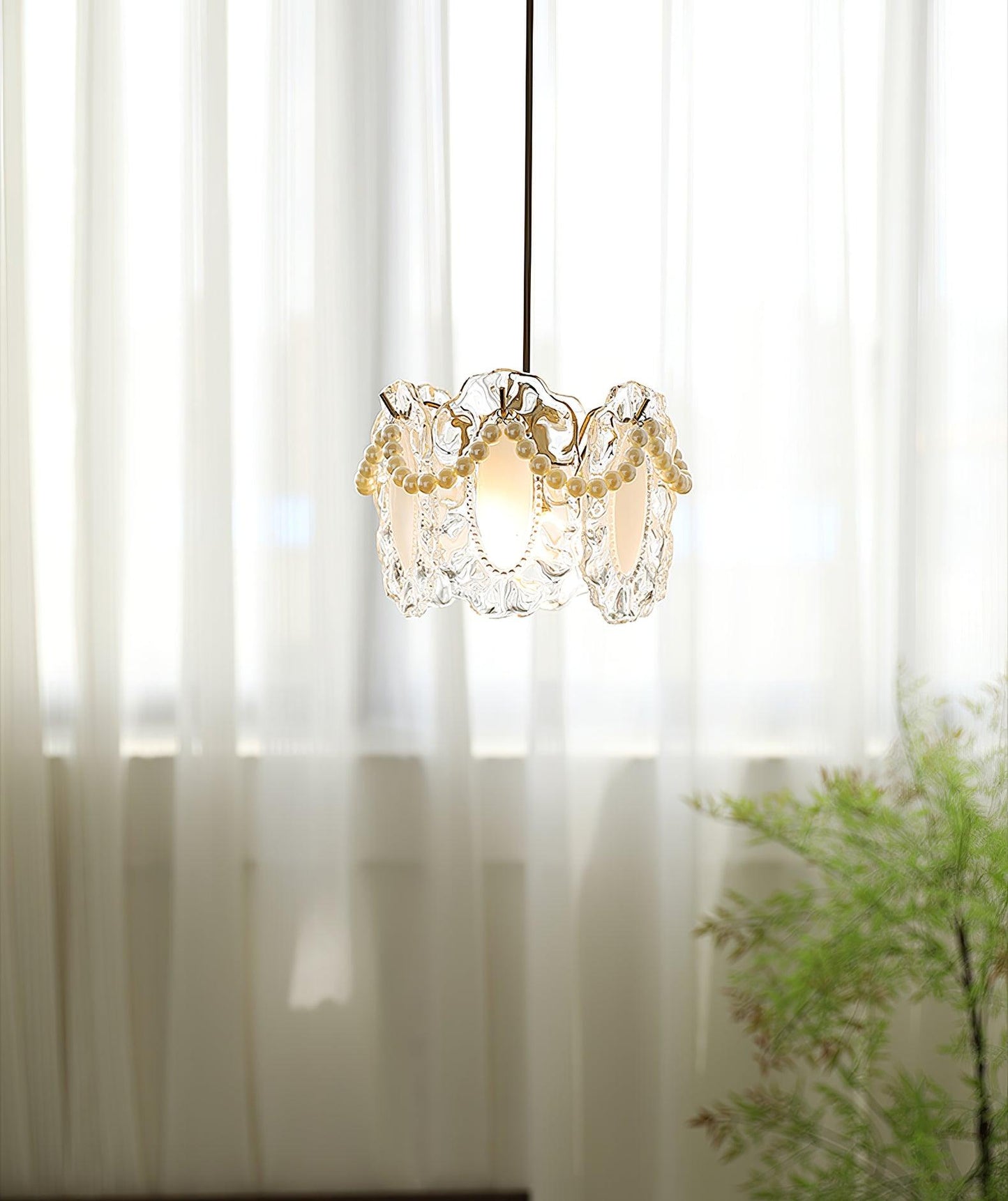 Lumiéra - Floral Glass Pendant Light