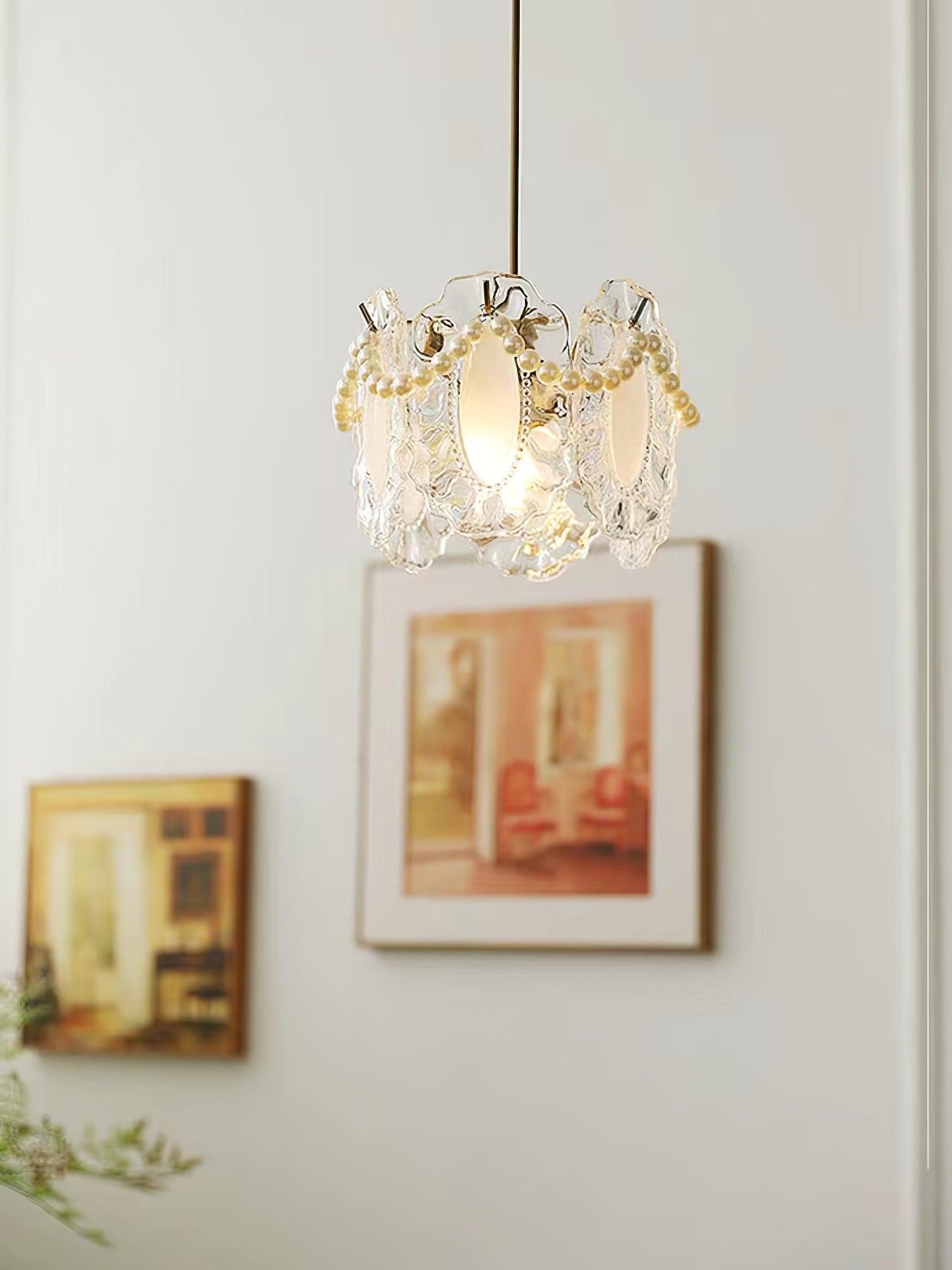 Lumiéra - Floral Glass Pendant Light