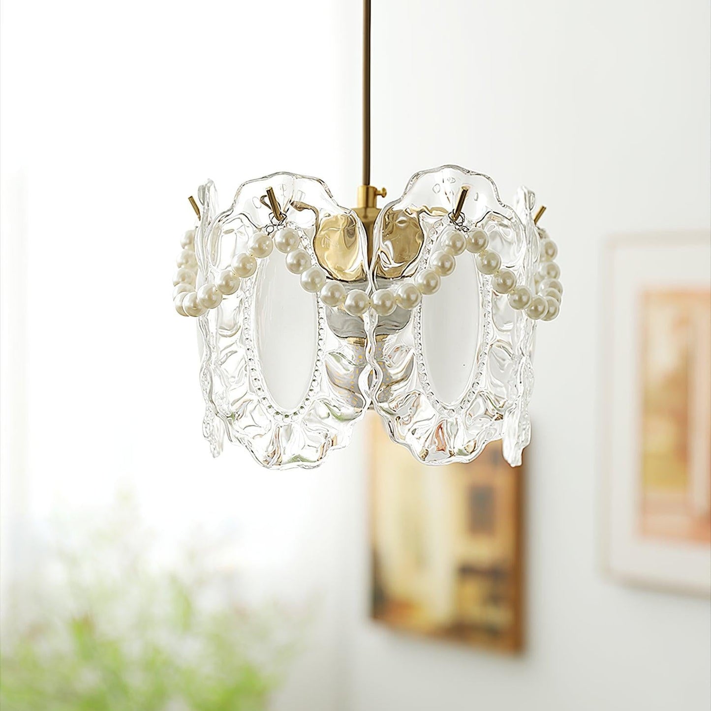 Lumiéra - Floral Glass Pendant Light
