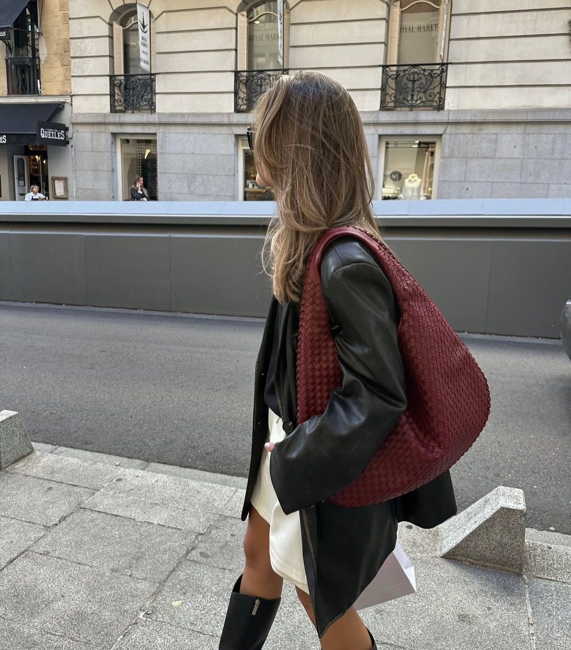 Solaya – Women's Everyday Statement Bag | Wine Red Shoulder Bag