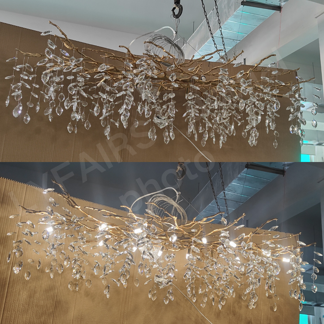 Lumiéra - French-Inspired Crystal Branch Chandelier