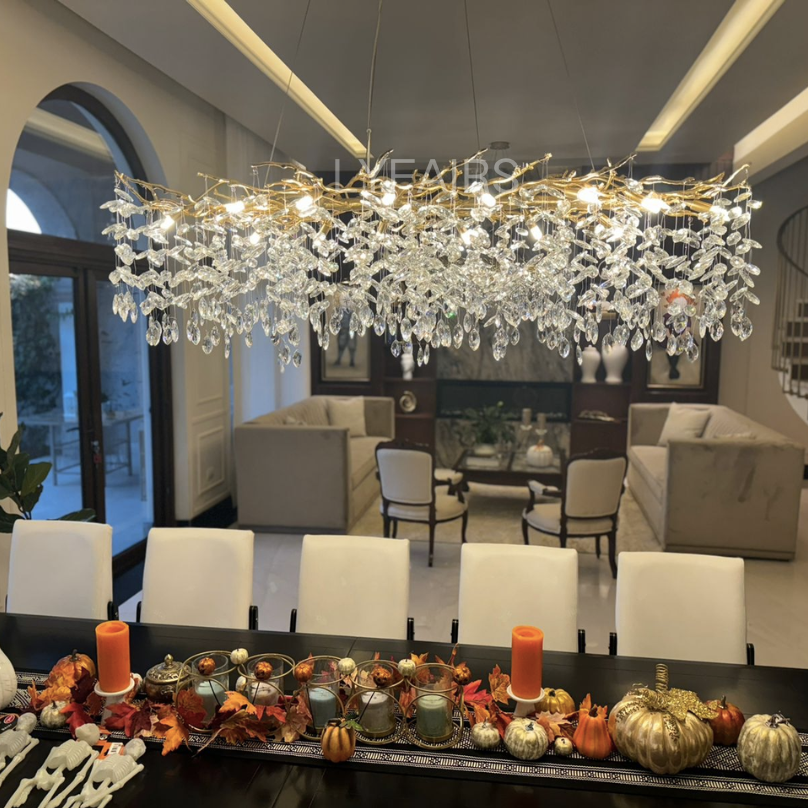 Lumiéra - French-Inspired Crystal Branch Chandelier