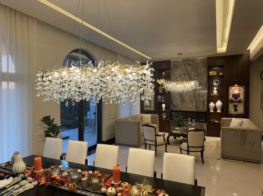 Lumiéra - French-Inspired Crystal Branch Chandelier
