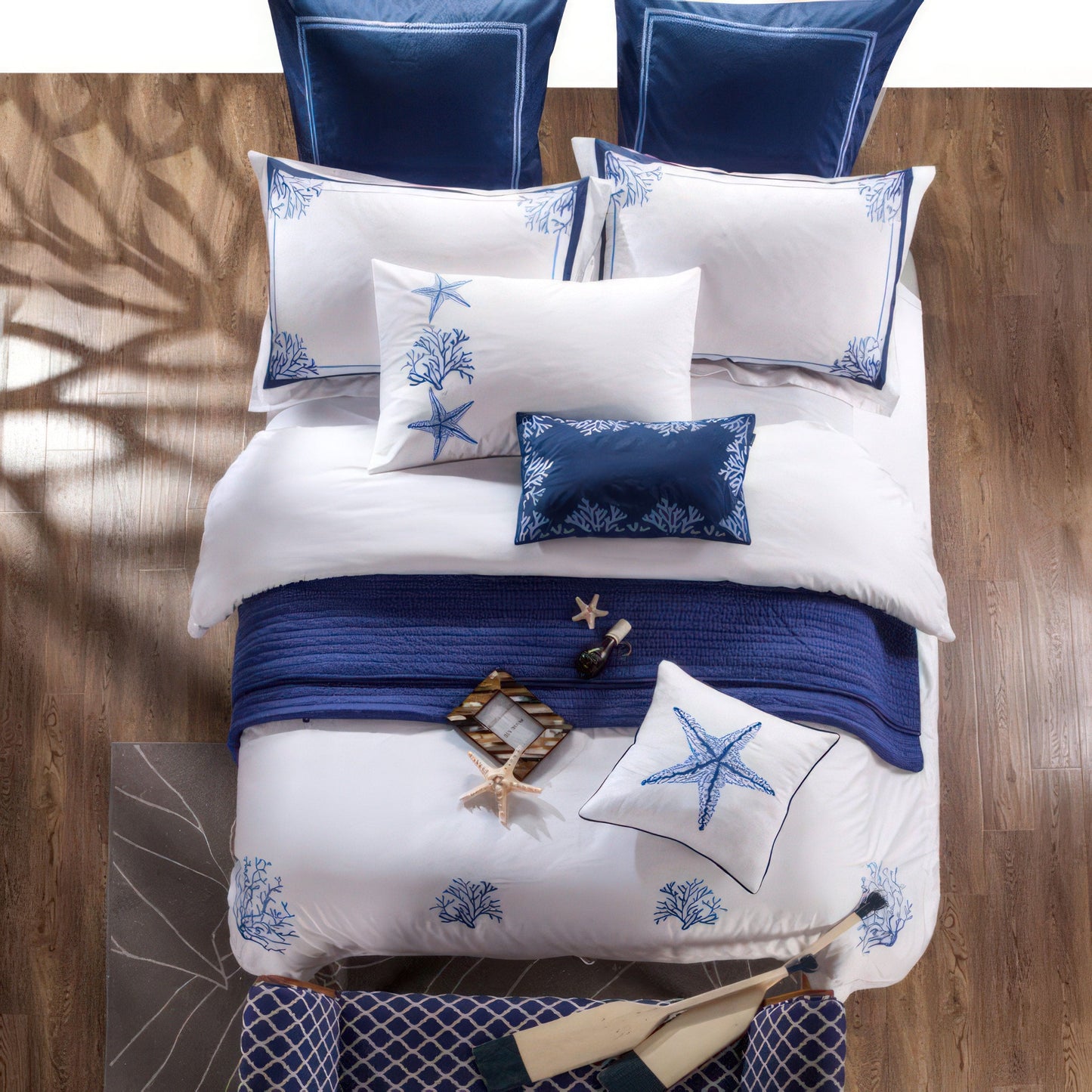 600 Thread Count Egyptian Cotton Bedding Set with Duvet Covers & Pillowcases-4