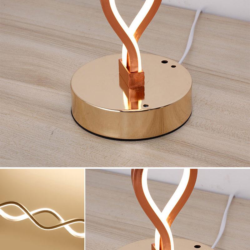 VinkaLine - Minimalist LED Table Lamp for Bedroom & Living Room Decor-3