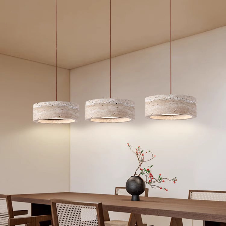 StoneGlow - Modern LED Pendant Light with Stone Design