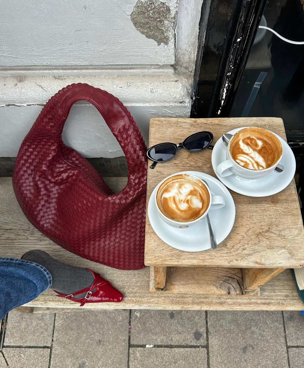 Solaya – Women's Everyday Statement Bag | Wine Red Shoulder Bag