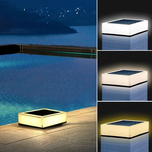 LumaSolar - Set of 2 Outdoor Solar LED Light with Stylish Design