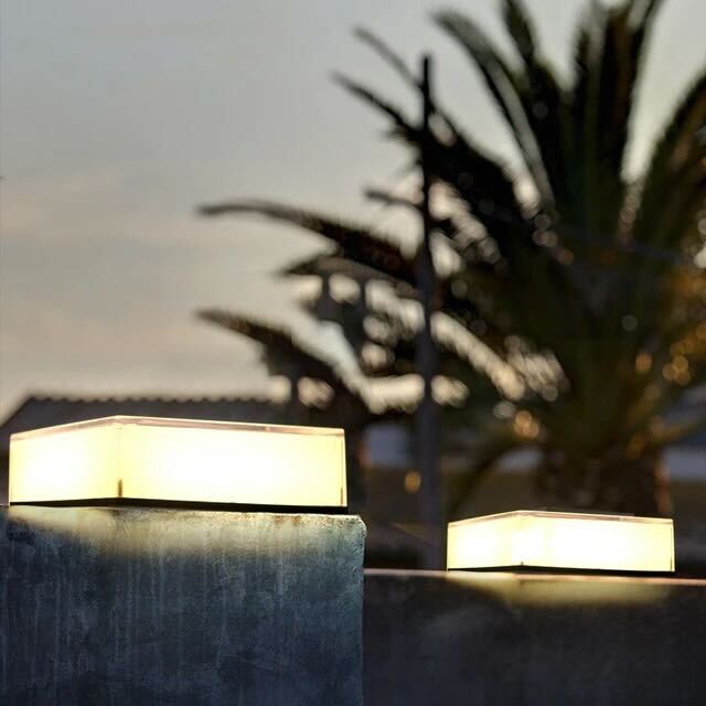 LumaSolar - Set of 2 Outdoor Solar LED Light with Stylish Design