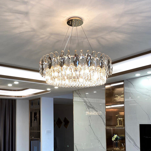 CrystalGlow - Modern K9 Crystal Chandelier