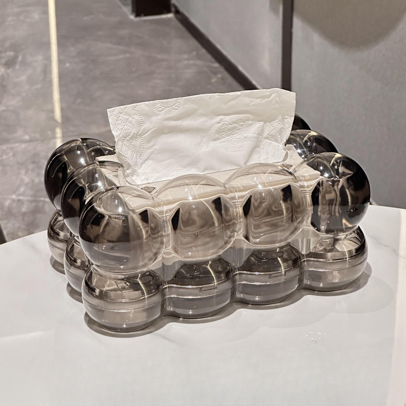 Auraform - Sculptural Acrylic Tissue Box Cover with Modern Elegance-4