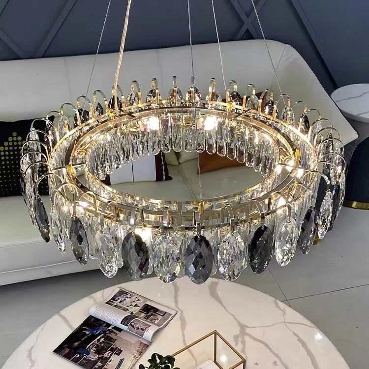 CrystalGlow - Modern K9 Crystal Chandelier
