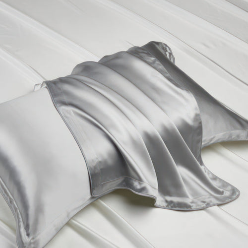 Luxurious Silk Pillowcase for Hair – 100% Silk with Tencel Underside, Elegant Design-2