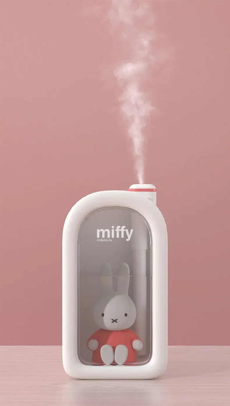 MiffyMist – Cute & Compact USB Humidifier with Night Light for Bedroom & Home
