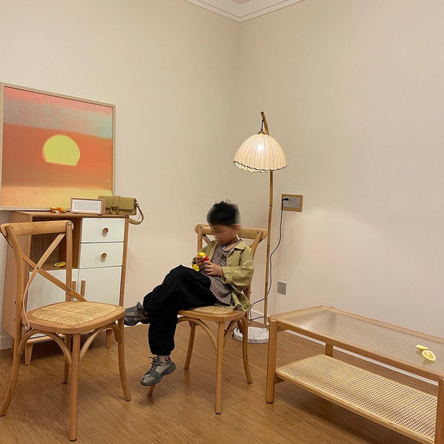 Lumiéra - Japandi Bamboo Floor Lamp