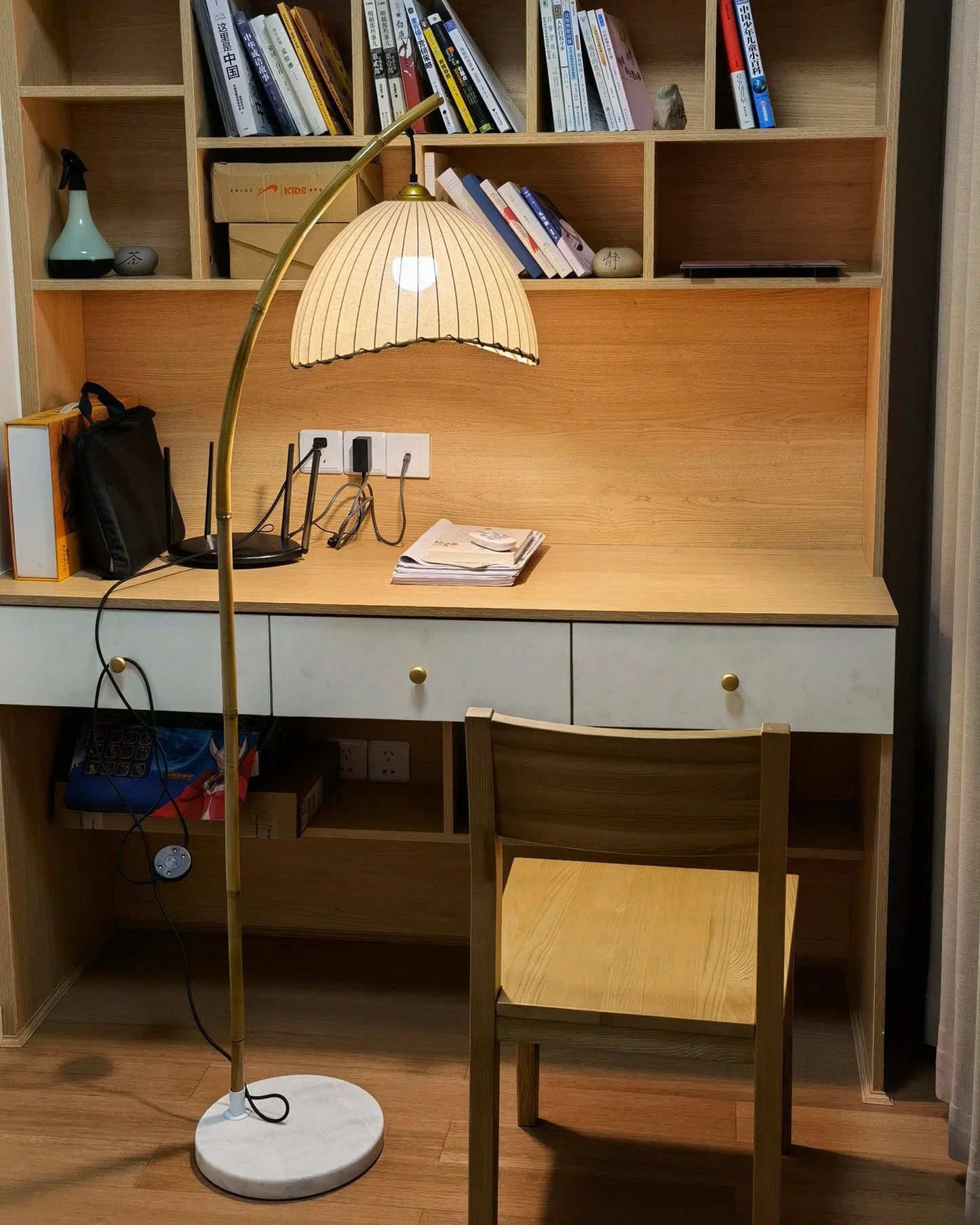 Lumiéra - Japandi Bamboo Floor Lamp