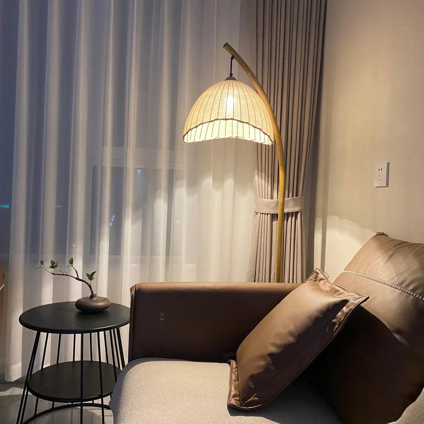 Lumiéra - Japandi Bamboo Floor Lamp
