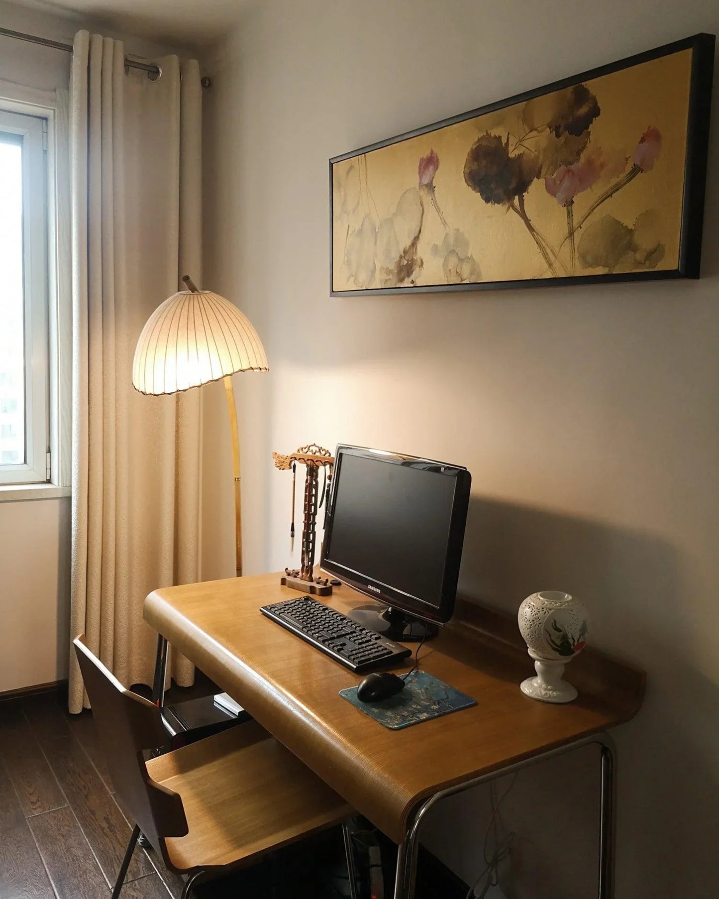Lumiéra - Japandi Bamboo Floor Lamp