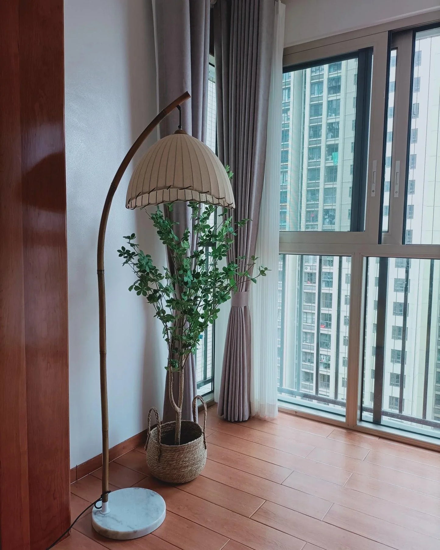 Lumiéra - Japandi Bamboo Floor Lamp
