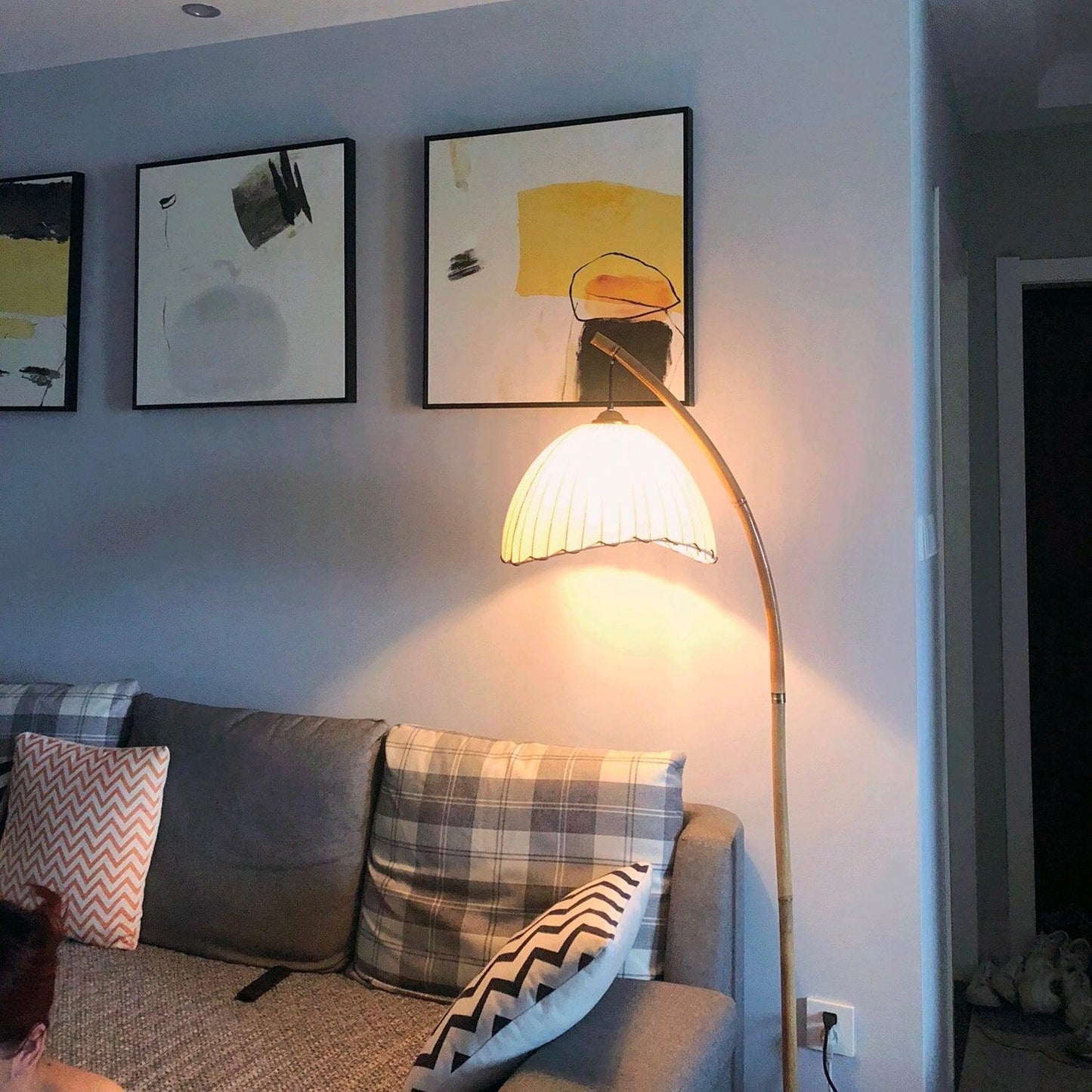 Lumiéra - Japandi Bamboo Floor Lamp