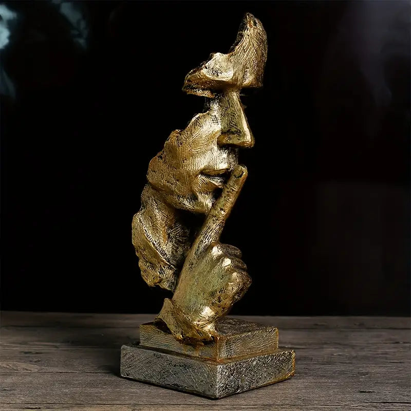 AurisElegance - Handcrafted Luxury Decorative Statue in Bronze, Gold, Sandstone-4