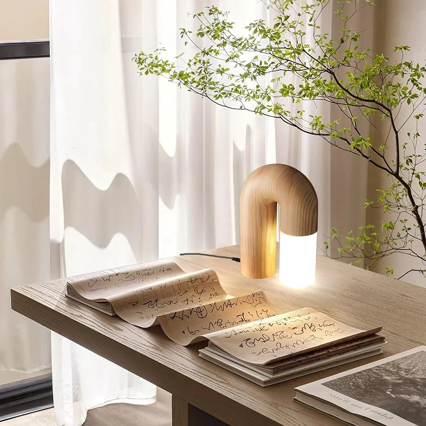 LumaArc - Elegant Arc Desk Lamp