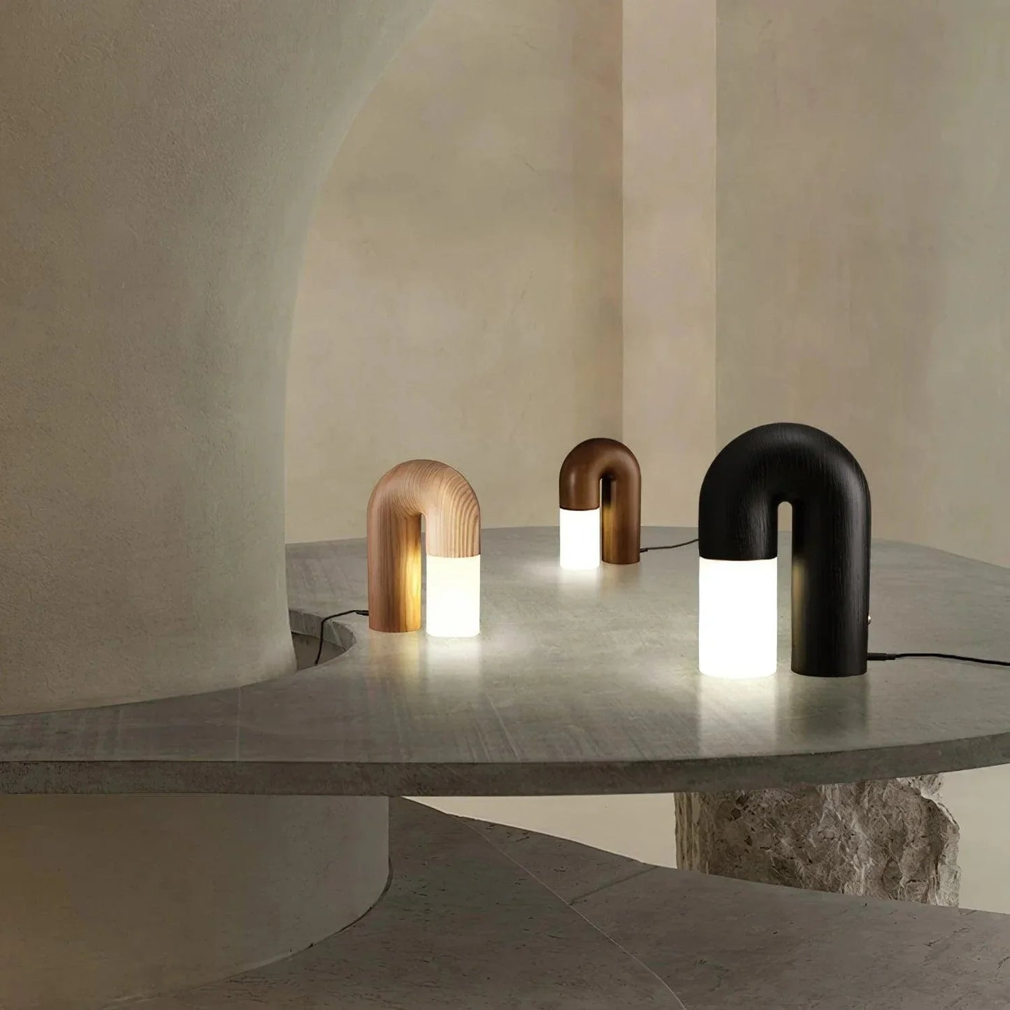 LumaArc - Elegant Arc Desk Lamp