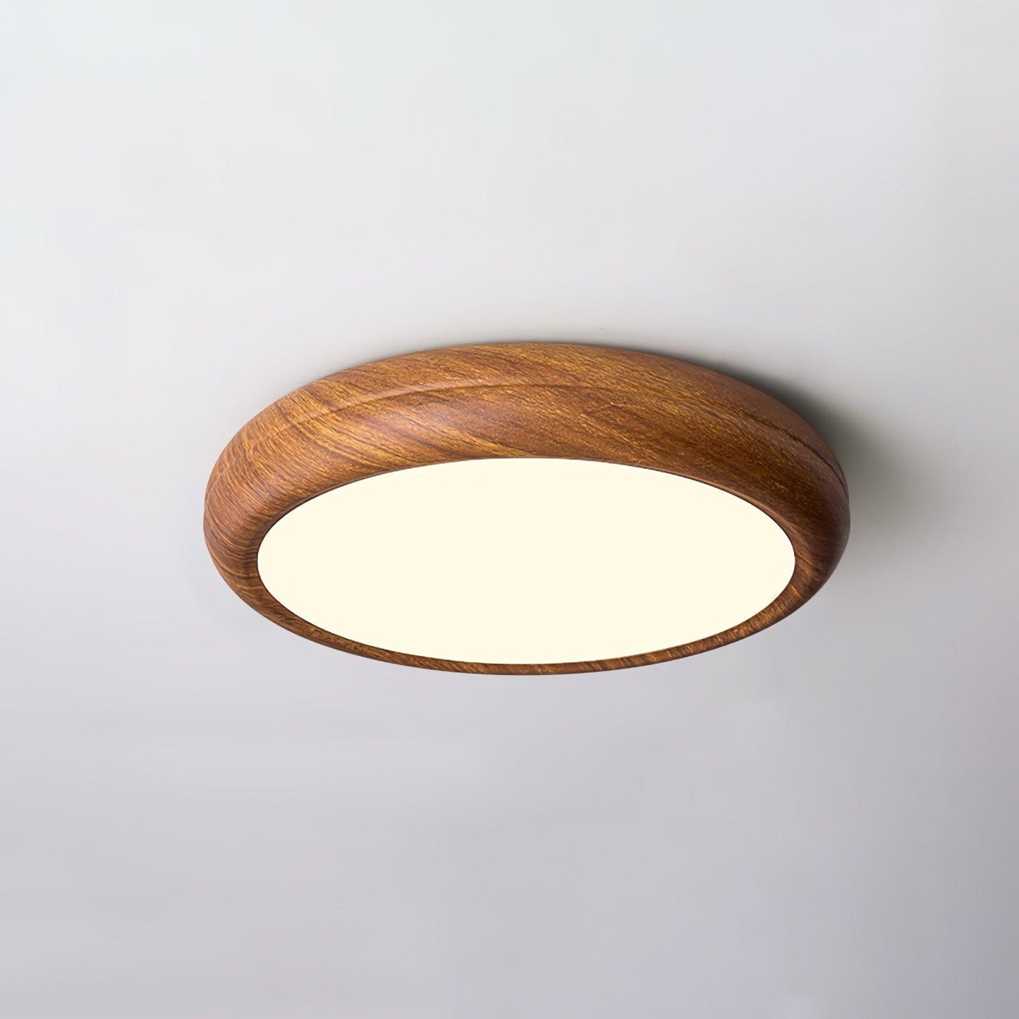 Lumiéra - Wood Grain Round Ceiling Light