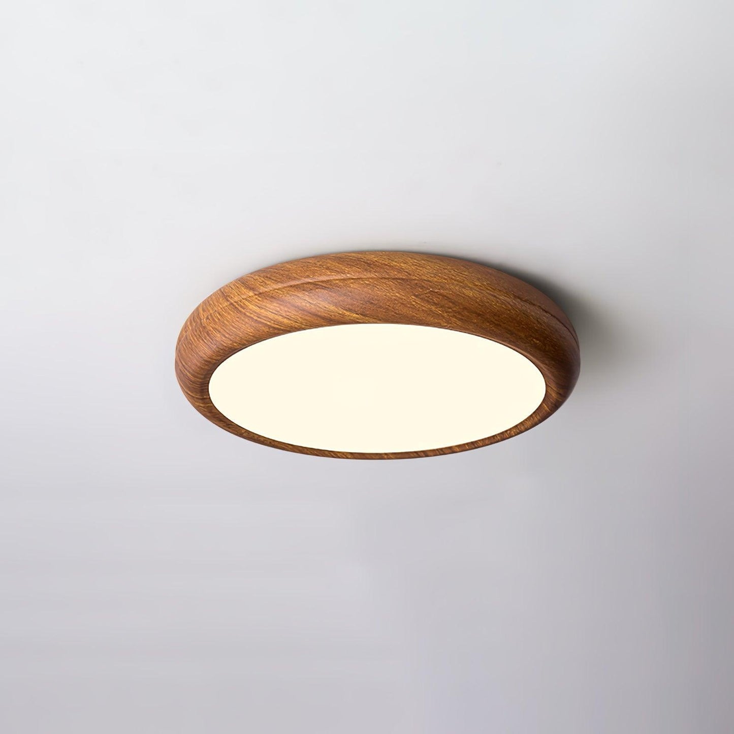 Lumiéra - Wood Grain Round Ceiling Light