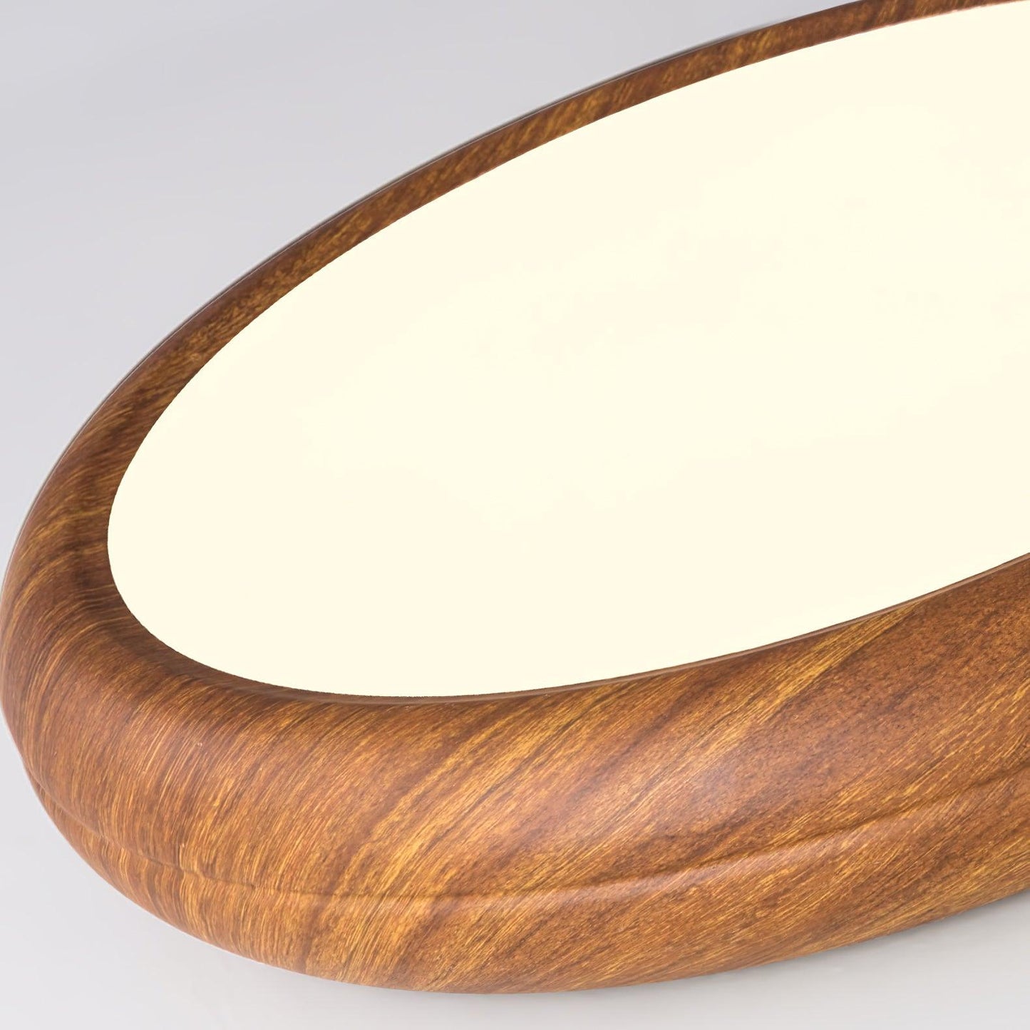 Lumiéra - Wood Grain Round Ceiling Light
