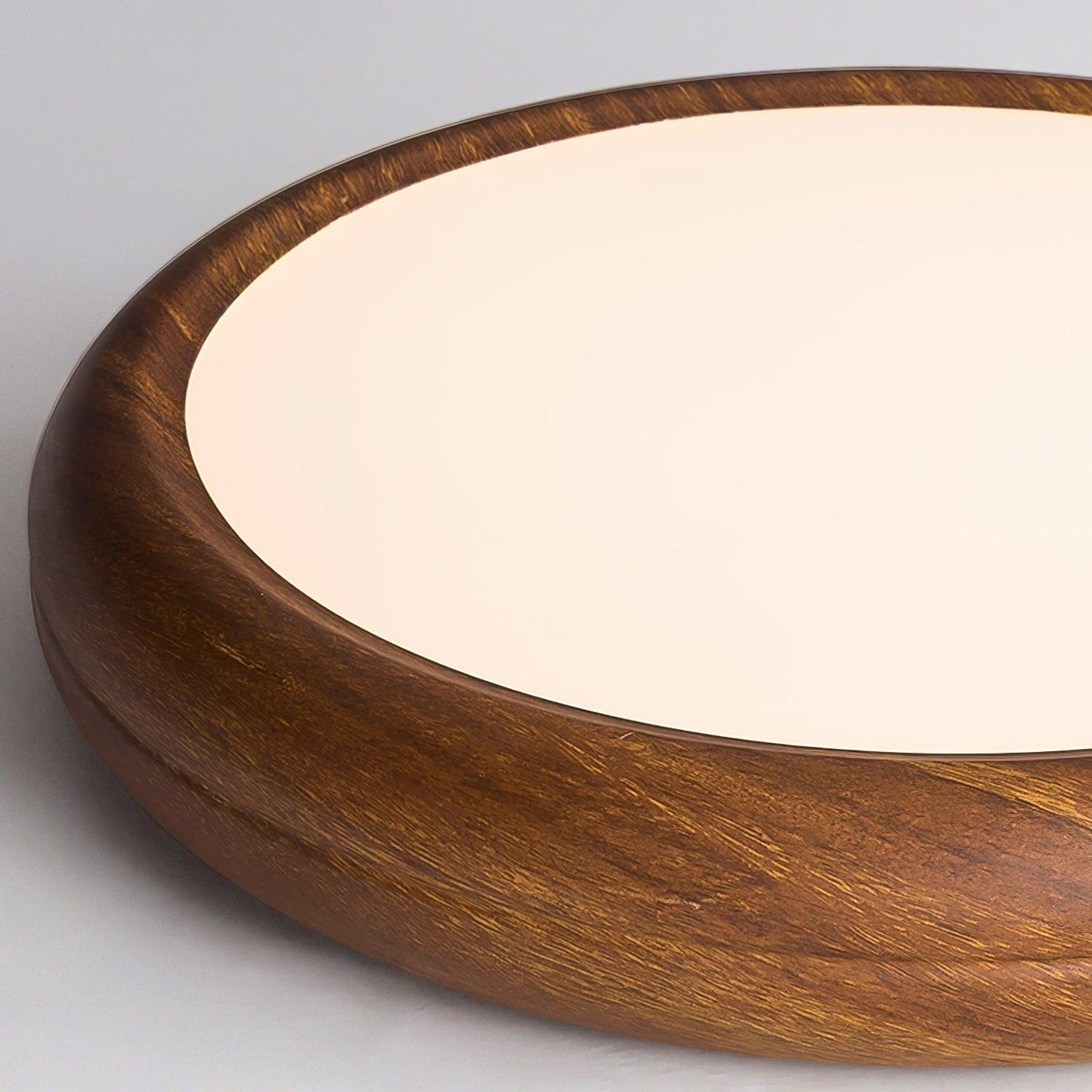 Lumiéra - Wood Grain Round Ceiling Light