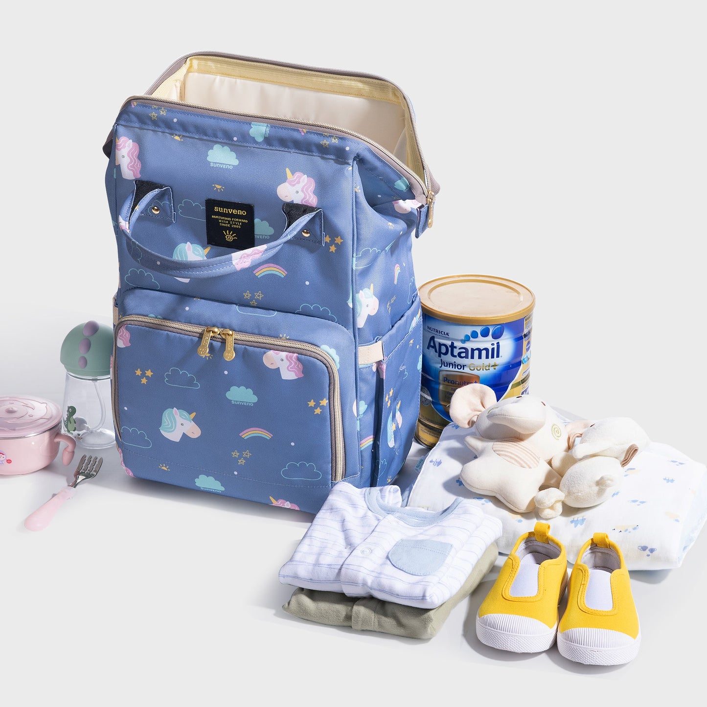 MomTote - Spacious Baby Diaper Bag with 13 Organized Storage Pockets