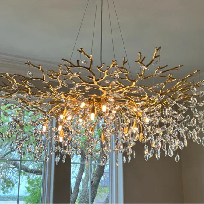 Lumiéra - French-Inspired Crystal Branch Chandelier