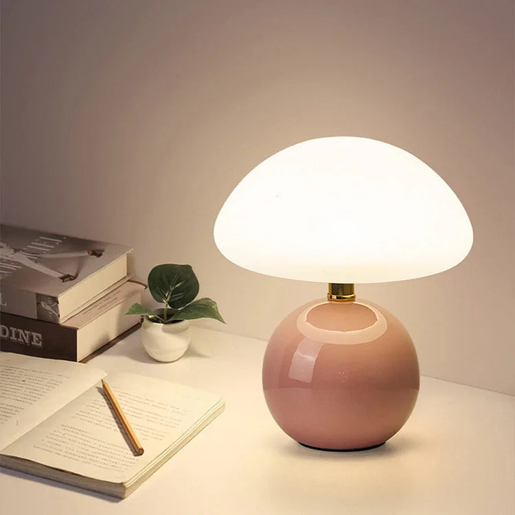 Lumiéra - French Cream Mushroom Table Lamp