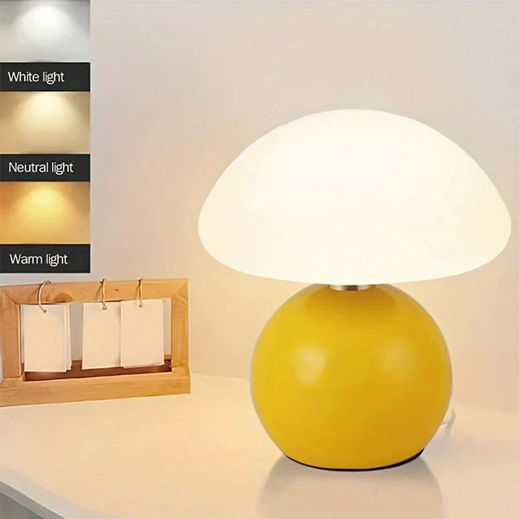 Lumiéra - French Cream Mushroom Table Lamp