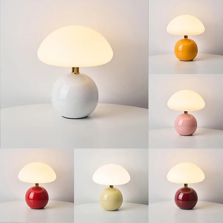 Lumiéra - French Cream Mushroom Table Lamp
