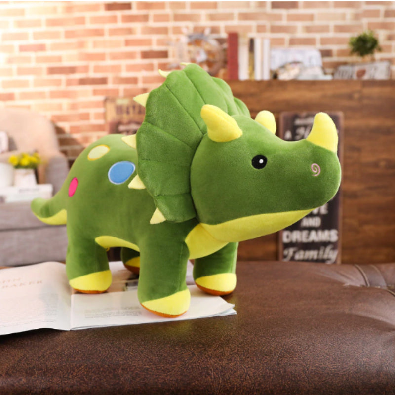 DinoCuddle - Soft and Fun Triceratops Baby Plush Toy