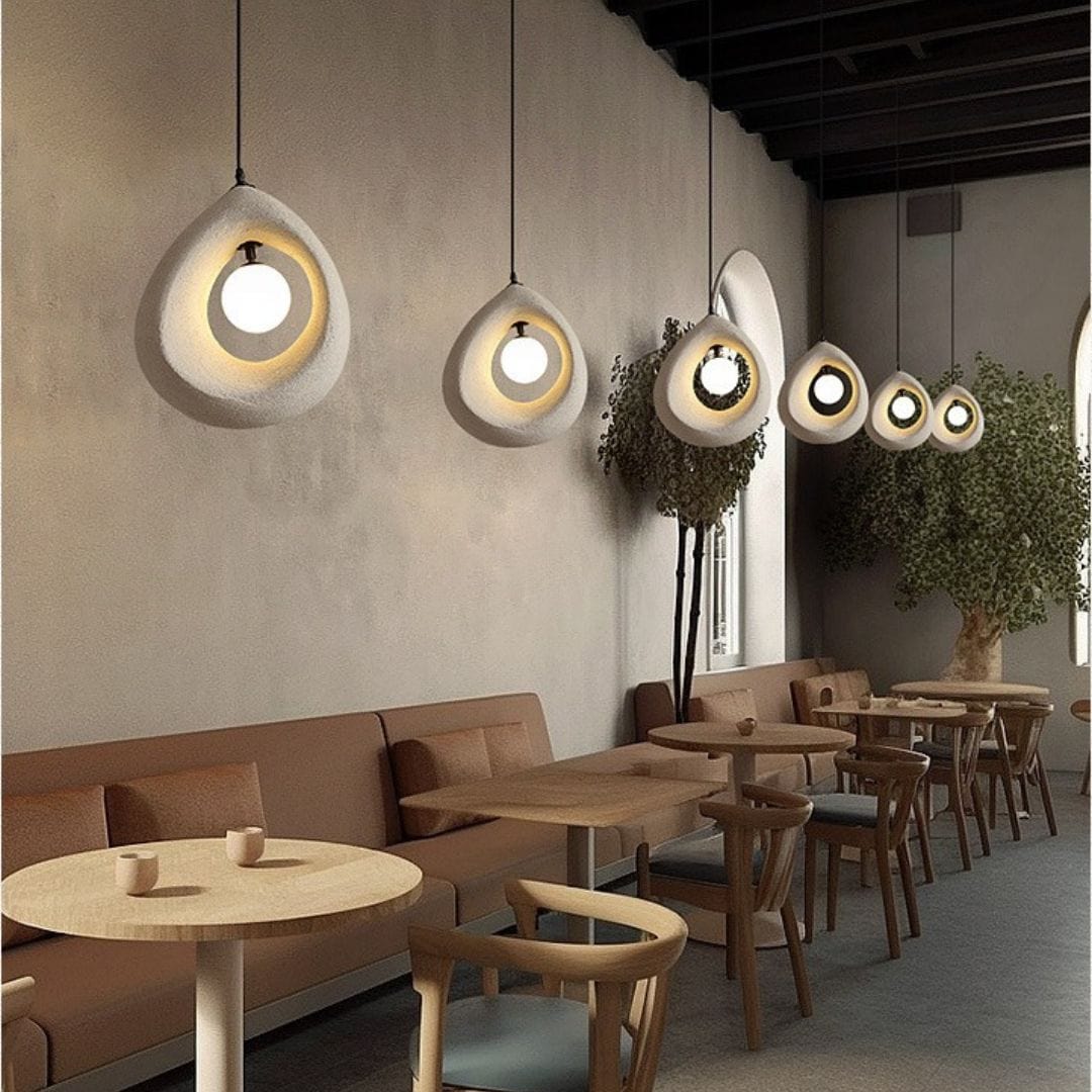 WabiGlow - Circular Wabi Sabi LED Pendant Light