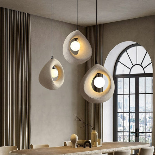 WabiGlow - Circular Wabi Sabi LED Pendant Light