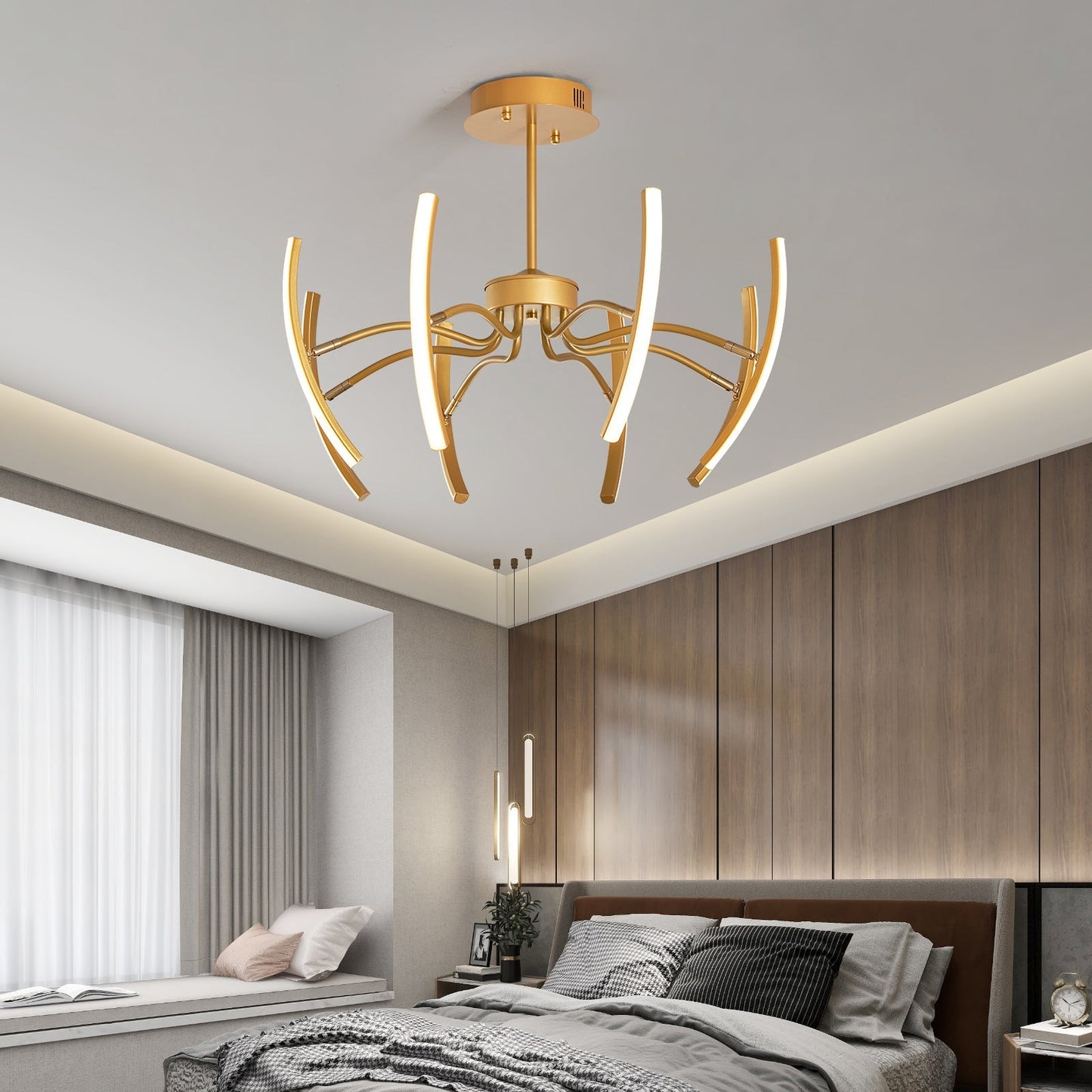 LumiLustre - Modern Ceiling Light
