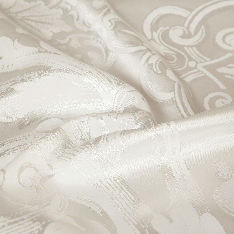 Luxury Jacquard Duvet Cover Set - 500 Thread Count Egyptian Cotton, King Size-4
