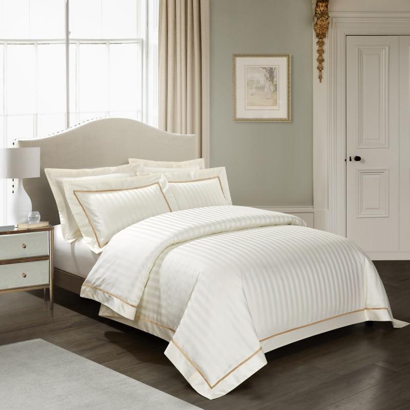 Luxurious 1200-Thread-Count Egyptian Cotton Duvet Cover Set - White King-4