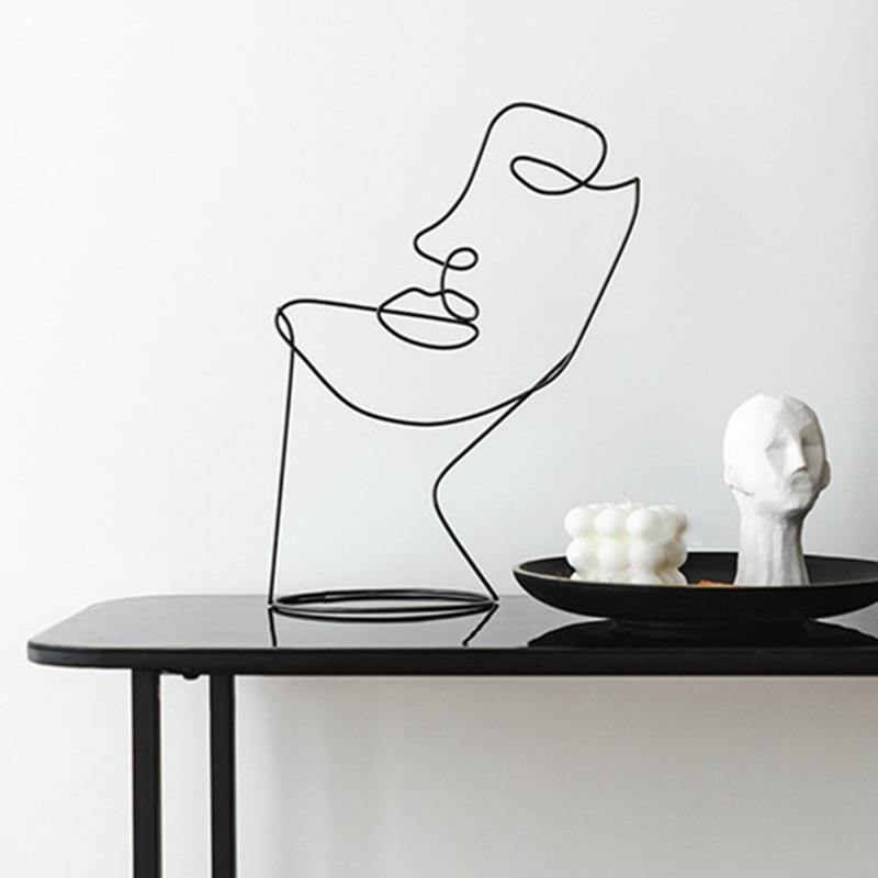 Sereno – Contemporary Iron Abstract Silhouette Sculpture