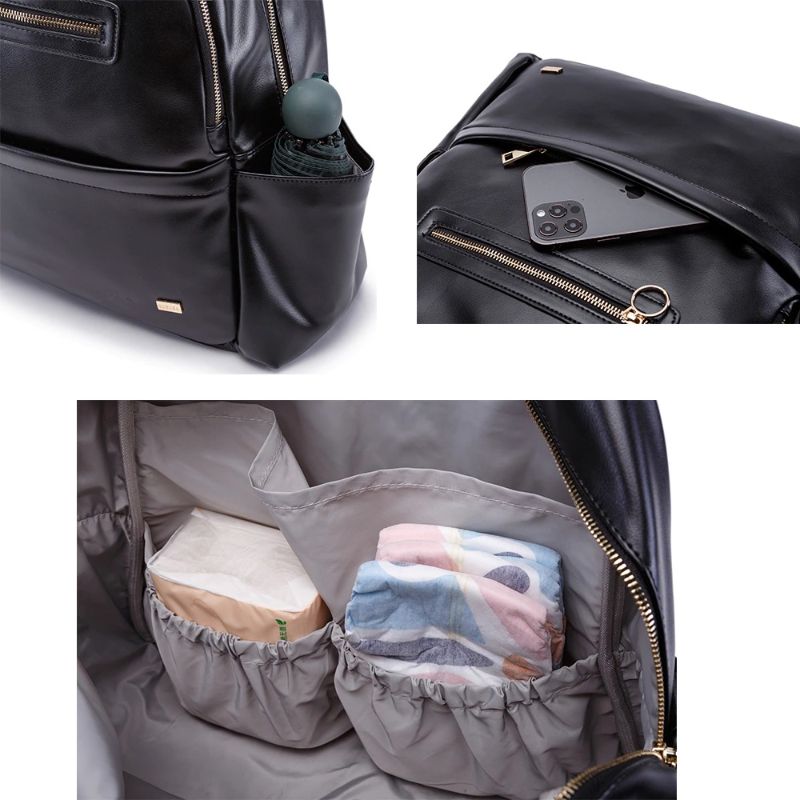 MumGo - Stylish & Spacious Baby Diaper Backpack