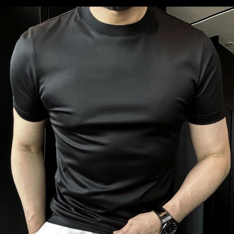 Aurelio – Men's Ice Silk Short-Sleeve T-Shirt | Breathable & Lightweight